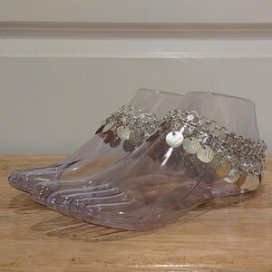 NWT Beckwoman Pair of Boho Silverstone Anklets
